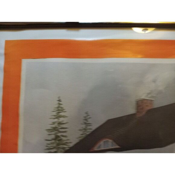 Vintage Framed Print "KENNEDY '81" Called "NEW OXFORD TRAIN STATION" - Picture 2 of 12